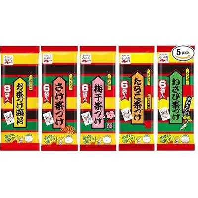 Nagatanien Ocha-zuke Varietetsset (5 typer)
