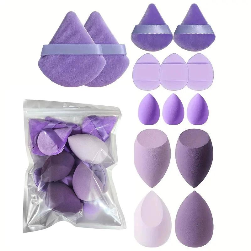 4/14Pcs Makeup Sponge Cosmetic Blender Beauty Egg Foundation Sponges Puff  Powder Puffs Make Up Accessories Women Makeup Tools