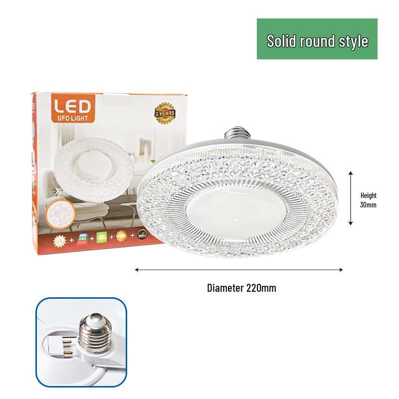 Multicolor UFO LED Light Bulb, E27 Screw-in, Eye-Friendly, Energy-Saving for Living Room & Bedroom