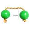 Aslatuas Rhythmic Balls Sets Music Egg Shaker Rattle Double Gourd Drum Balls Set
