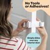 Safety Lock Child Lock Safety Snap-on Door Locks Cabinet Refrigerator Catch Lock Tool-free Adhesive-free Baby Safety Door Lock