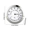Round Humidor Hygrometer High Precision Analog Humidity Sensor Hygrometer Monitor for Humidor Cabinet Care and Maintenance