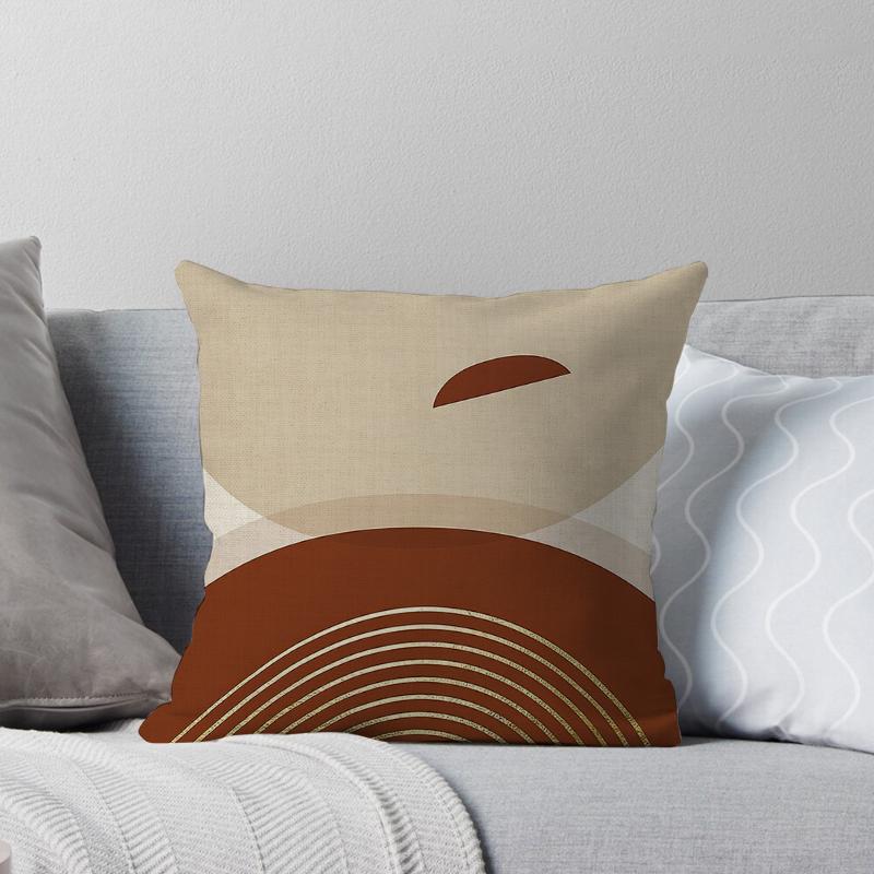 Decorative Home Pillow Case Cushion Covers 45*45 Nordic 40*40 40X40Cm 50X50Cm Irregular Color Block Living Room Boho Geometric