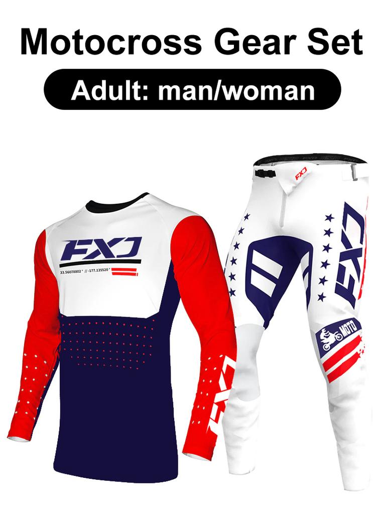 Motocross udstyrssæt Enduro cross Trøje Bukser Sæt Racer Udstyrssæt Off-road Herre Sæt Damebjerg Downhill Motorcykel MX