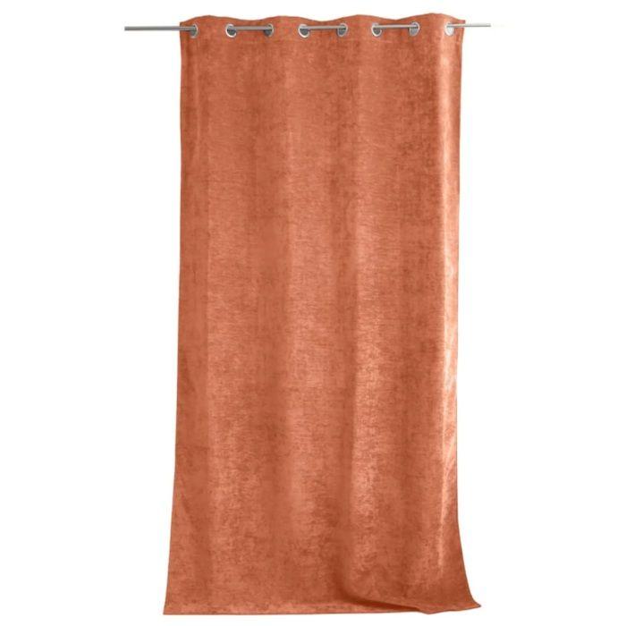 1 Rideau Thermique 140 X 260 Cm Velvet Cuivre