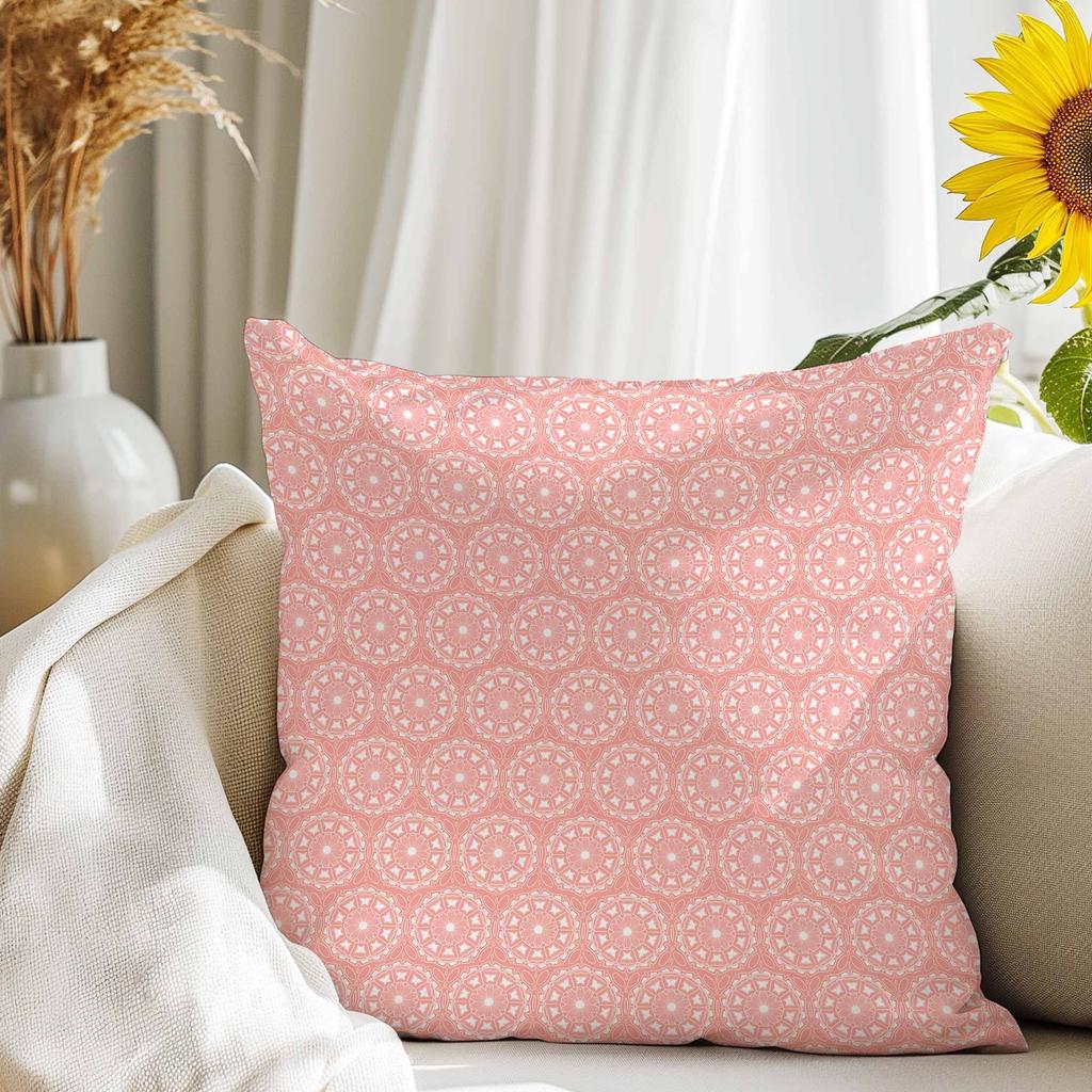 Freshfloral Home Throw Pillow Cover Sofa Living Room Decorative Cushion Cover Bedside Waist Pillow Lunch Break Square Pillowcase