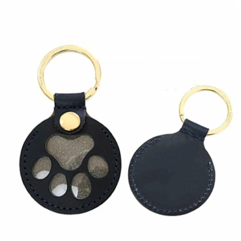 Puppy Pet Hair Storage Bag Keyring Dogs Paw Pendant Cute Pet Hair Keychain  Hanging Accessory