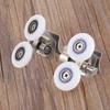 Shower Door Rollers,   Top Bottom Shower Door Wheels Sliding Rollers Replacement 26mm Zinc Alloy for Most Enclosures, Cabins and   Cabin Enclosu