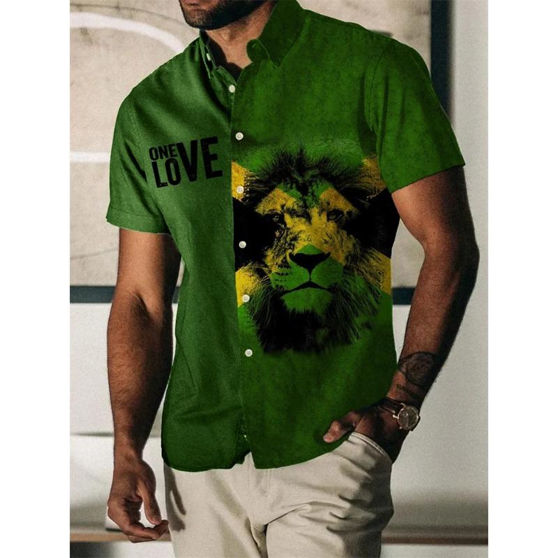 3D Printed High Quality Shirt Man/Women Casual Fashion Short Sleeves Button Lapel Tops Oversized Unisex Clothing