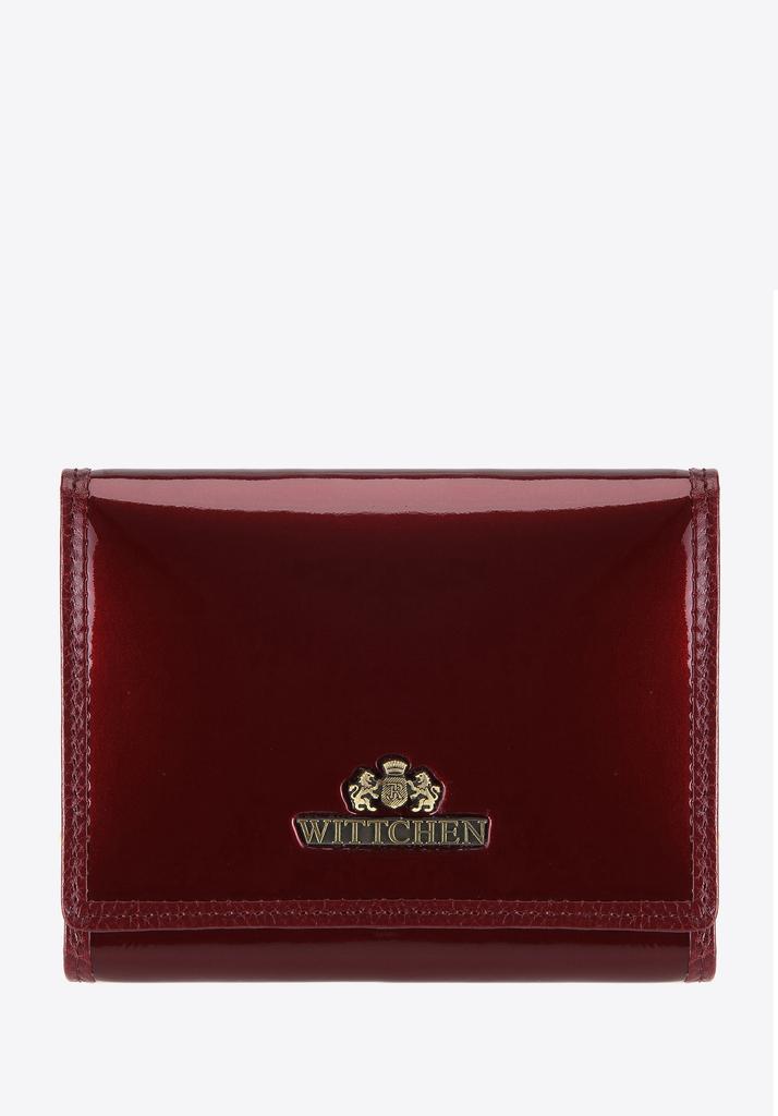 Wittchen Women's Medium Patent Leather Wallet Burgundy Patent Leather