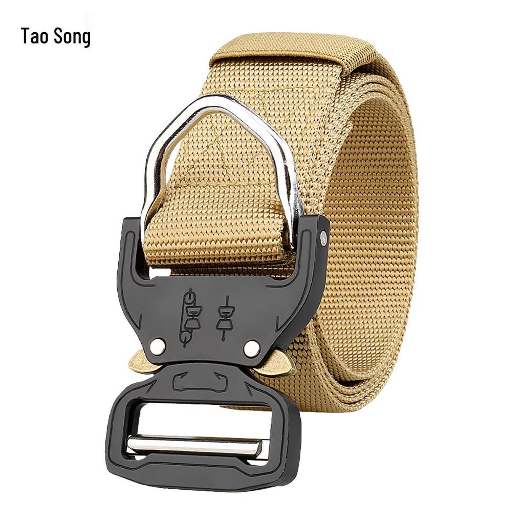 Men’s Tactical Quick-Release Nylon Belt with Cobra Alloy Buckle