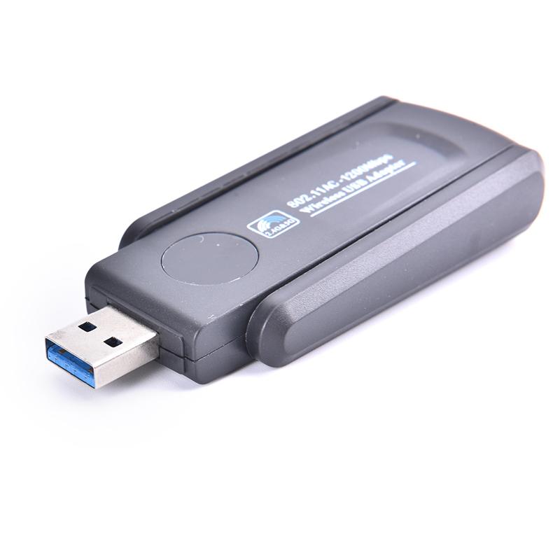 USB 3.0 1200Mbps WLAN-Adapter Dualband 5Ghz 2,4Ghz 802.11Ac WLAN-Antenne