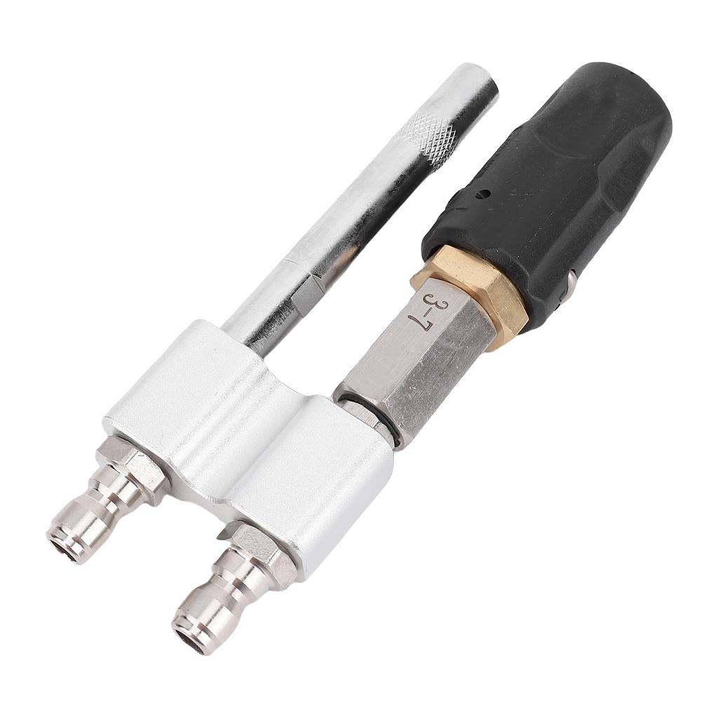 Pressure Washer Twist Nozzle 37 GPM Adjustable Pressure Washer Long Range Tip with 14 Inch Quick