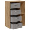 Sideboard with Drawers Artisan Oak 60 x 33.5 x 84 cm