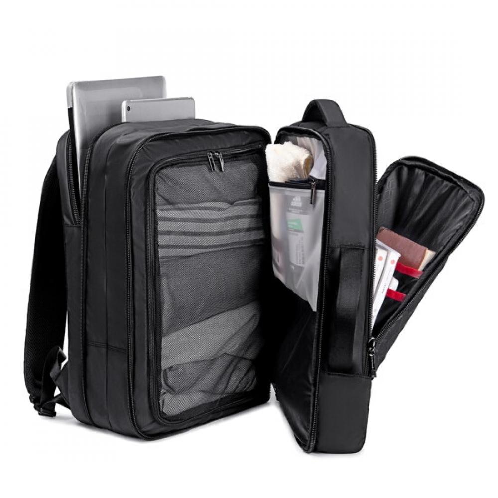Menbag Large Capacity Expandable Backpack For Travel Business 17 Inch Laptop 0