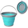 Collapsible Bucket - Navaris - 10l - Tpr Rubber - Pp Plastic - Compact and Practical