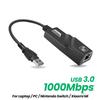 KEBIDU 1000Mbps High Speed USB 3.0 To RJ45 Gigabit Ethernet Adapter Plug & Play LAN Network Dongle for Windows macOS Linux Laptop PC