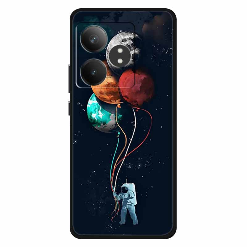 For Realme GT 6T Case Silicone Soft Lions Cat TPU Back Cover For Realme GT Neo6 Cases Protective GT6t 5G Fashion Lovely Shell