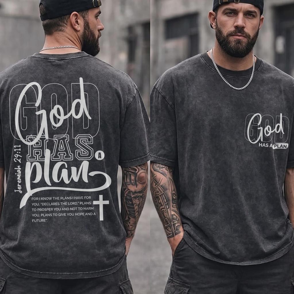 Comfort Colors® Jeremiah 29:11 Double Side Shirt, Bold Scripture Pocket Shirt, Bible Verse Shirt, Christian Shirt, Faith Graphic Shirt