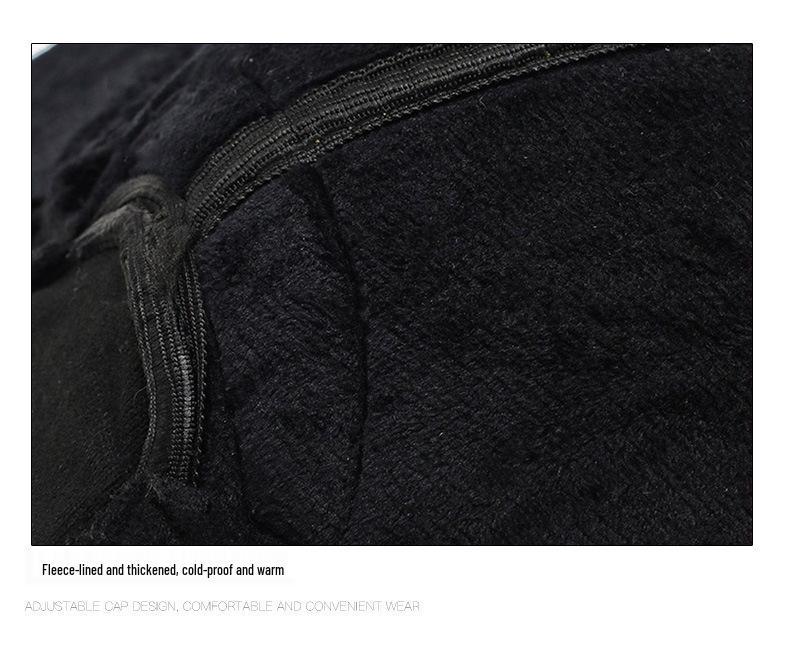 Men's Korean Style Winter Baseball Cap - Faux Leather with Ear Protection for Middle-Aged and Elderly