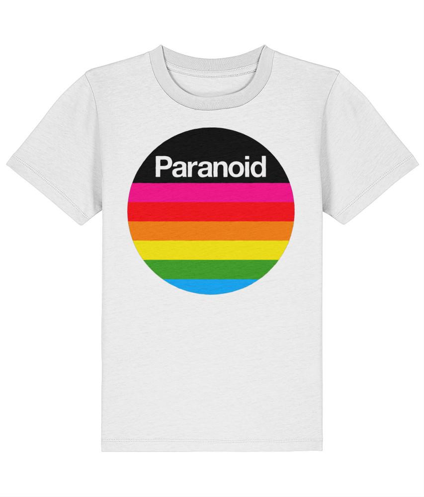 

Paranoid - Kids - Organic T Shirt - EDM - Rave - Acid House 4XL
