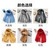 Imitation cashmere cloth label knitted scarf women's autumn and winter thickened warm versatile student couple wool circumference