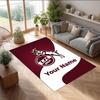 FC Köln Printed Crystal Velvet Rug Non‑Slip Crystal Velvet Carpet For Sofa Bedroom Indoor Home Decoration