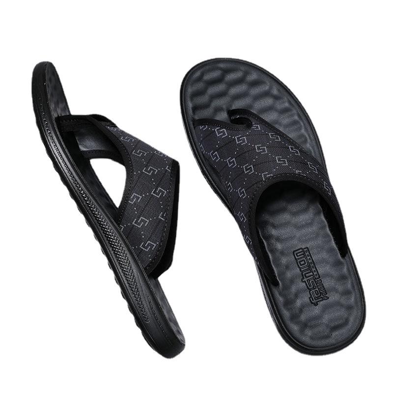Designer Brand Summer Men Slide Fashion Slip-on Beach Slippers Conceal Bunion Design Outside Shoes Latex Flip Flops Sandals