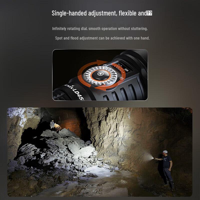 Fenix LD45R 2800 Lumen Rechargeable Focusable Flashlight