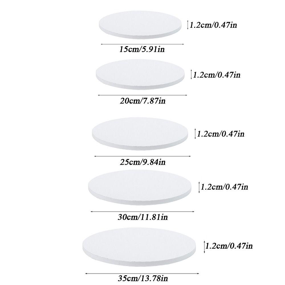 Round Cake Board Base Disposable Cake Board Easy To Use Baking Cake Base Birthday Cake