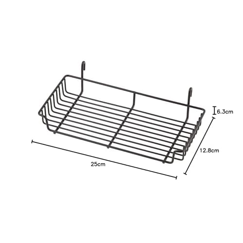 Iris Ohyama Mesh Panel Tray Small MPA-TS Black