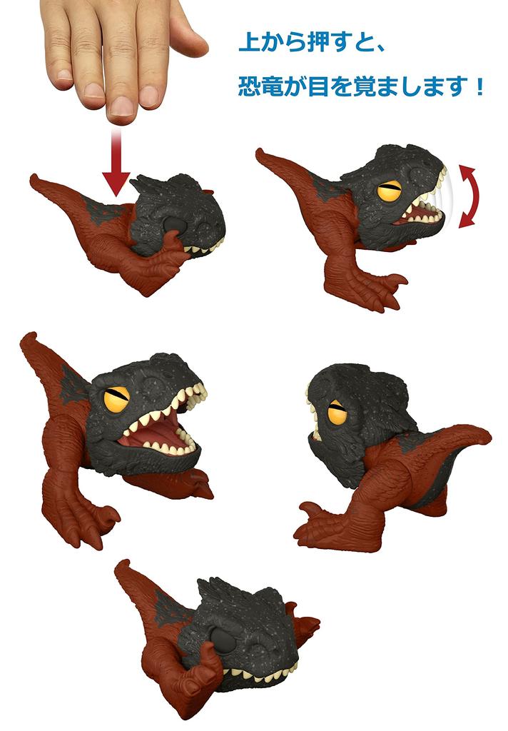 Mattel JURASSIC WORLD New Ruler Collection In Box of 4 and Pop-up [Sold 4] [Dinosaur Toy] [Ages Up] 986C-HFR10