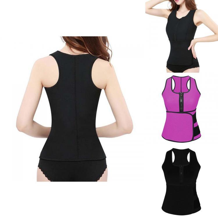 Premium Women Waist Trainer Vest With Enhanced Slimming Adjustable Sweat Belt For Effective Gym Workout