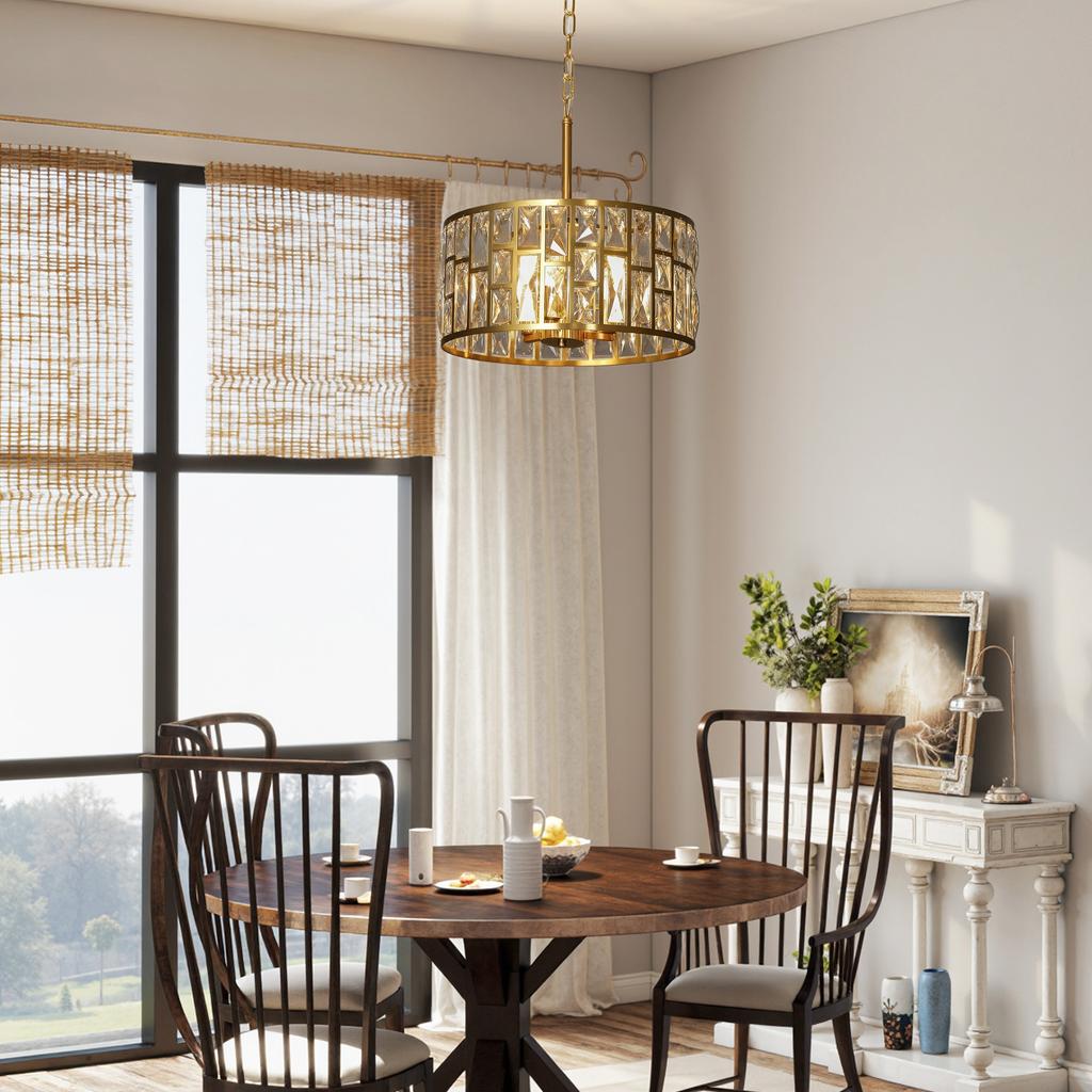 72 Glass Crystallite Chandelier - Gold-Tone