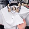 Zomer Polo Shirt met Korte Mouwen voor Heren - Volwassen, Veelzijdige Business Casual Kleding