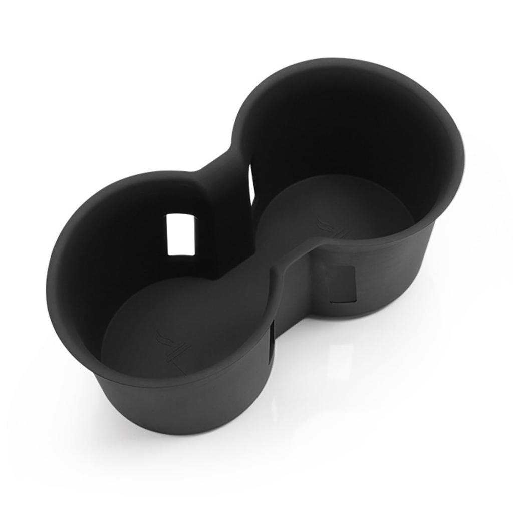 Fucaten Car Cup Holder Compatible with Toyota New Harrier 80 Series Console Tray Drink Holder Cover Storage TPE Material