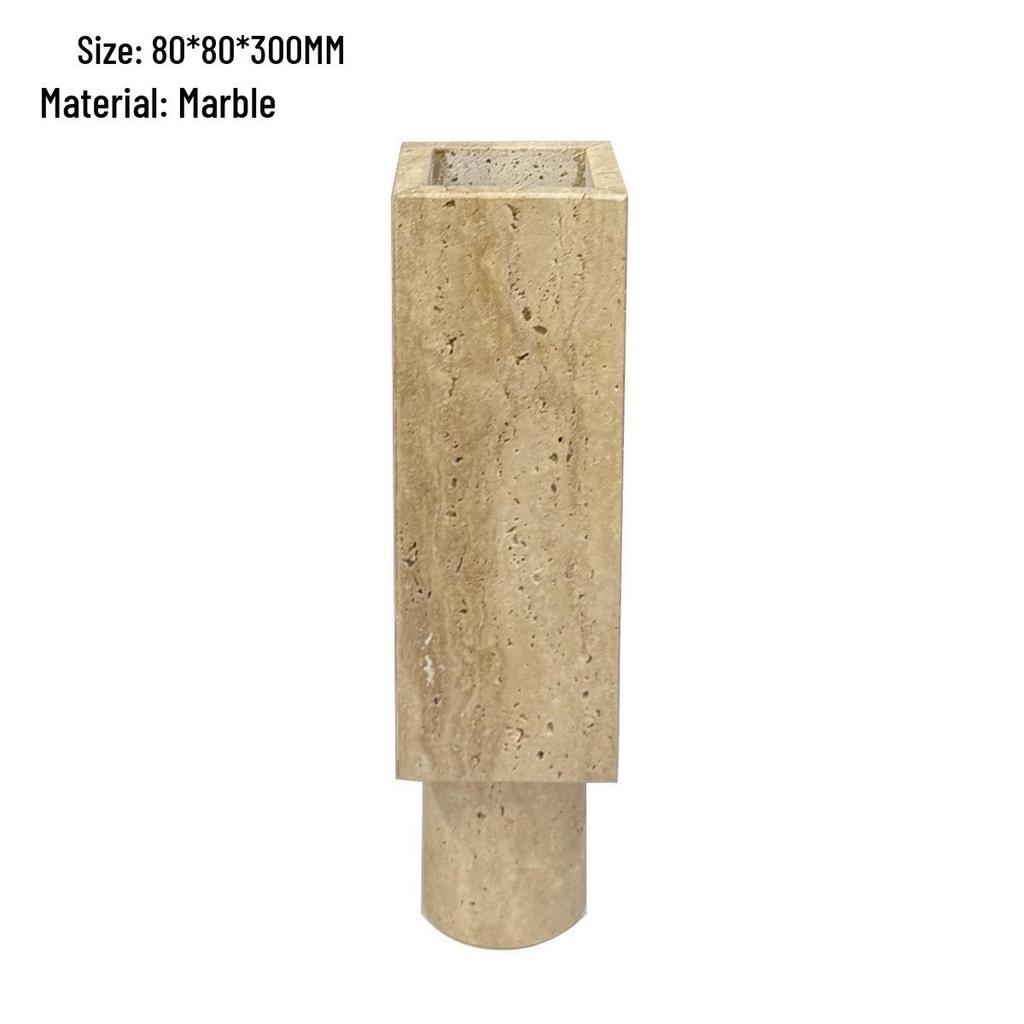 Meibao Geometrisk Marmorvas för Blomsterarrangemang - Hem-, Hotell- eller Showroomdekor