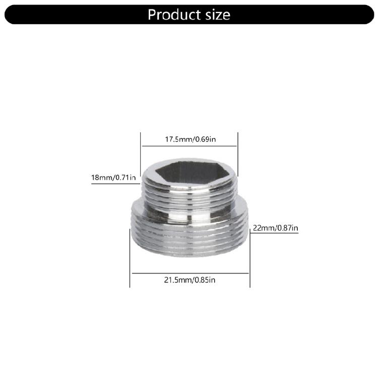 20 Pieces Tap Adapter Set Multipurpose Water Tap Connectors Thread Adapter for Kitchen Faucets and Garden Hose Use