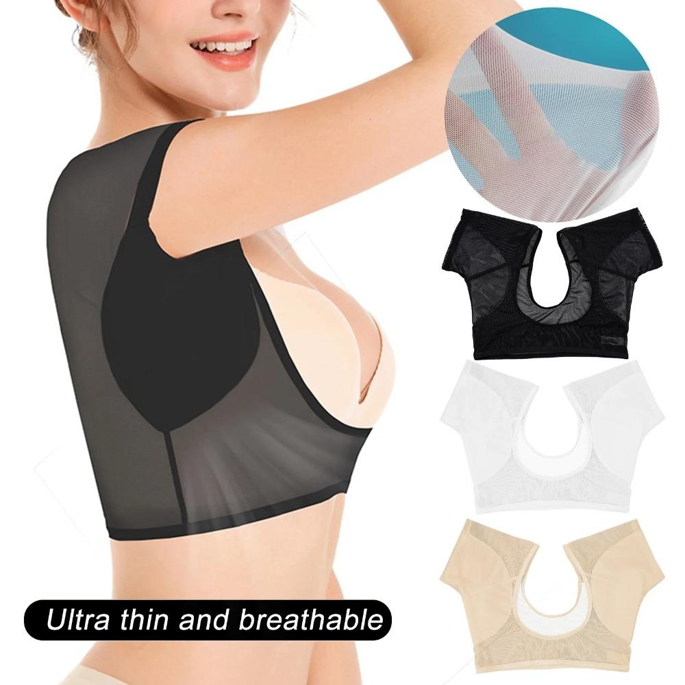 Breathable Mesh Sweat-absorbing Vest Mesh Mesh Quick Drying Short Sleeve Women
