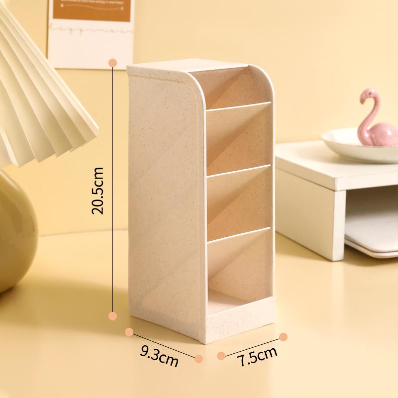 Porte-stylo transparent multi-grilles style nordique pour étudiants