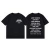 2026 Unisex Fashion Casual Cotton Harajuku Hip Hop Short Sleeve T Shirt, Double-Sided Graphic Print for Rapper Jul T Shirt