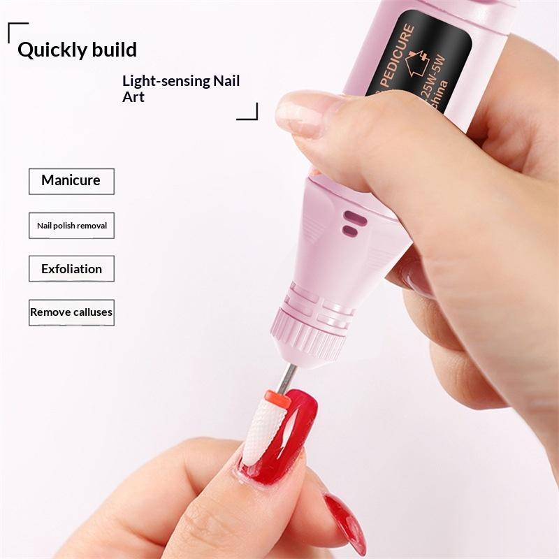 Professional Electric Nail Grinder Polishing Machine Kit With Nail Drill Bits File Manicure Remover Tools