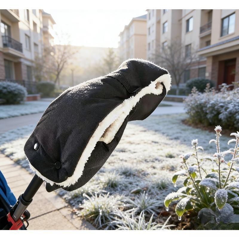 Winter Warm Gloves for Baby Stroller, Windproof Hand Muff, Pushchair Handle Warm Cover