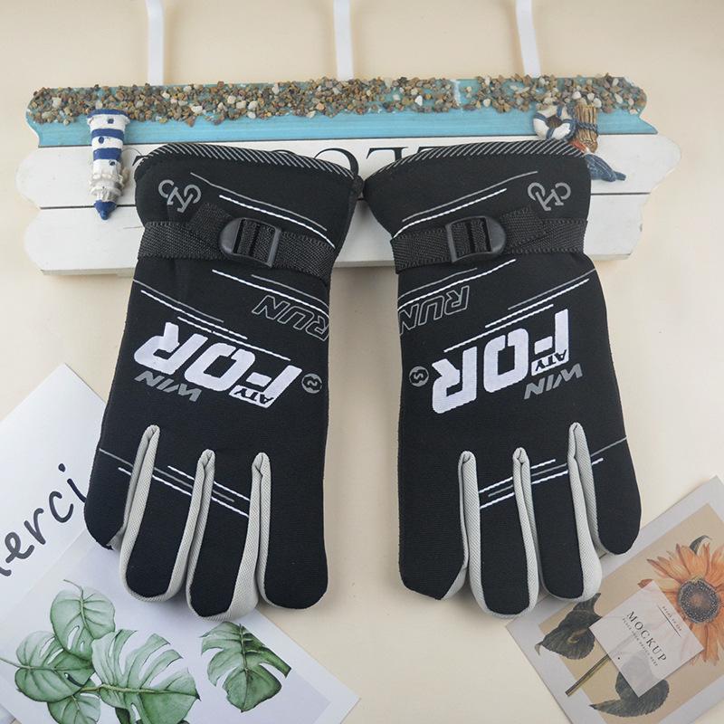Autumn and winter new men's thermal cycling gloves