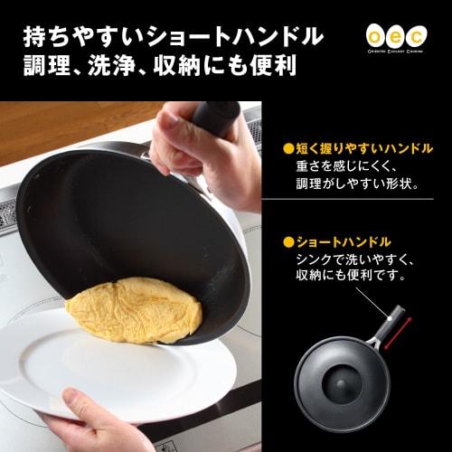 Kai Corporation IH-Compatible Frying Pan, 25cm, with Lid, by Masayo Waki, O.E.C. DY5200
