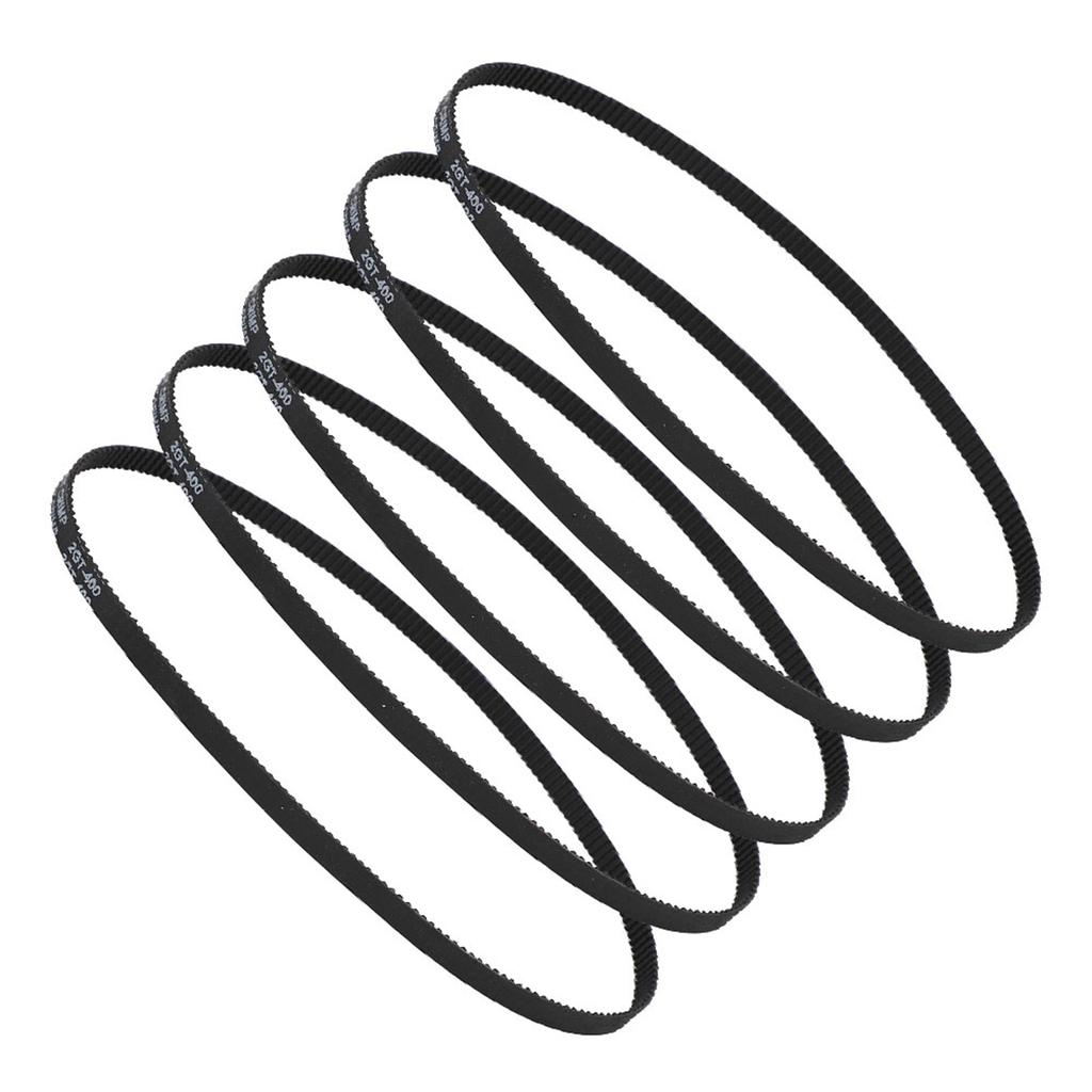 5PCs 3D Printer Accessories GT2 6 400MM Rubber Closed Timing Belt Ring Synchronous Drive Belt