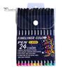 Fine Point Coloring Pens Pen, 0.4mm Ultra-fine Needle Tip, Waterproof Quick-drying Ink Multi Color Fineliner Set Drawing Set, for Professional