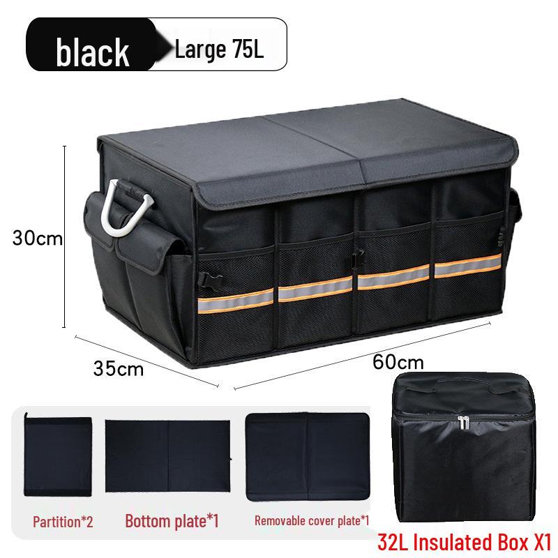 Foldable Car Trunk Organizer Box for Outdoor Use