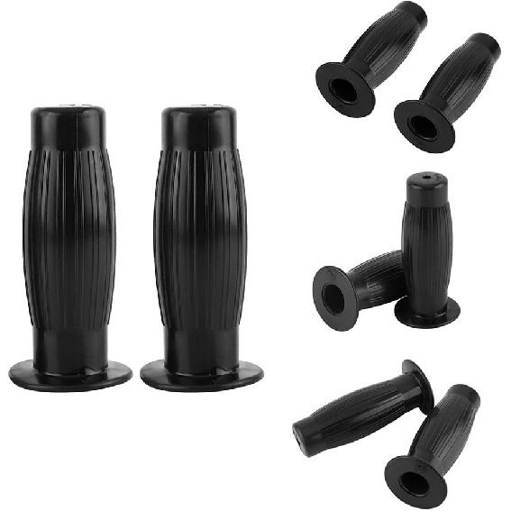 for Motorcycle Coke Bottle Grips Motorcycles Hand Grips Left Right Rubber 7/8in 1in Universal Easy to Hold Hand Grips Vintage Motorcycle Handlebars