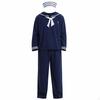 Navy Blue Nautical Costume | Matching StraightLeg Pants, Sailor Costume, Uniform with Cap,
